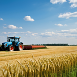 **

"Vast Belarusian farmland under a bright, sunny sky, featuring fields of golden wheat ready for harvest, fully clothed farmers operating modern tractors, appropriate content, safe for work, professional, perfect anatomy, correct proportions, natural pose, high quality, realistic, sharp focus, professional photography, modest clothing, appropriate attire."

**