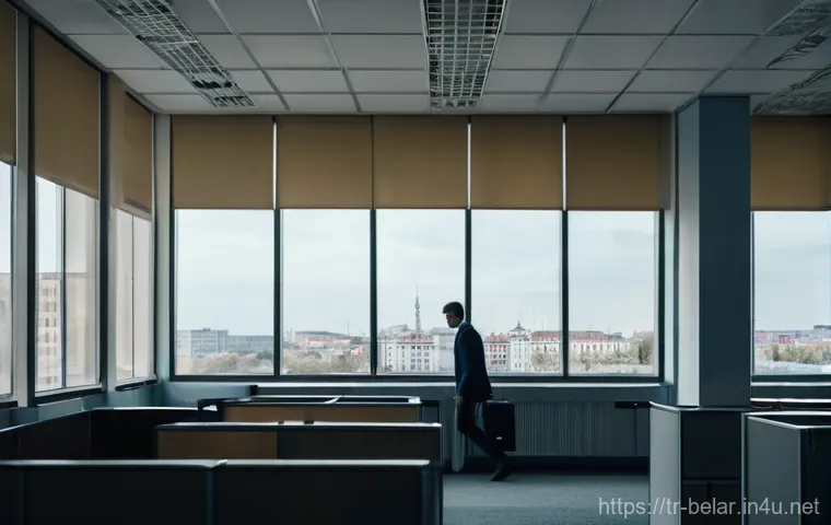 벨라루스 IT 산업 발전 - **Prompt 1: The Dawn of a Tech Hub**
    A vibrant, sunlit, modern open-plan office in Minsk, bustli...