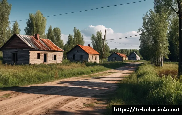 체르노빌 원전 사고와 벨라루스 - **Prompt 1: The Invisible Shadow Over a Belarusian Village**
A poignant, realistic photograph de...